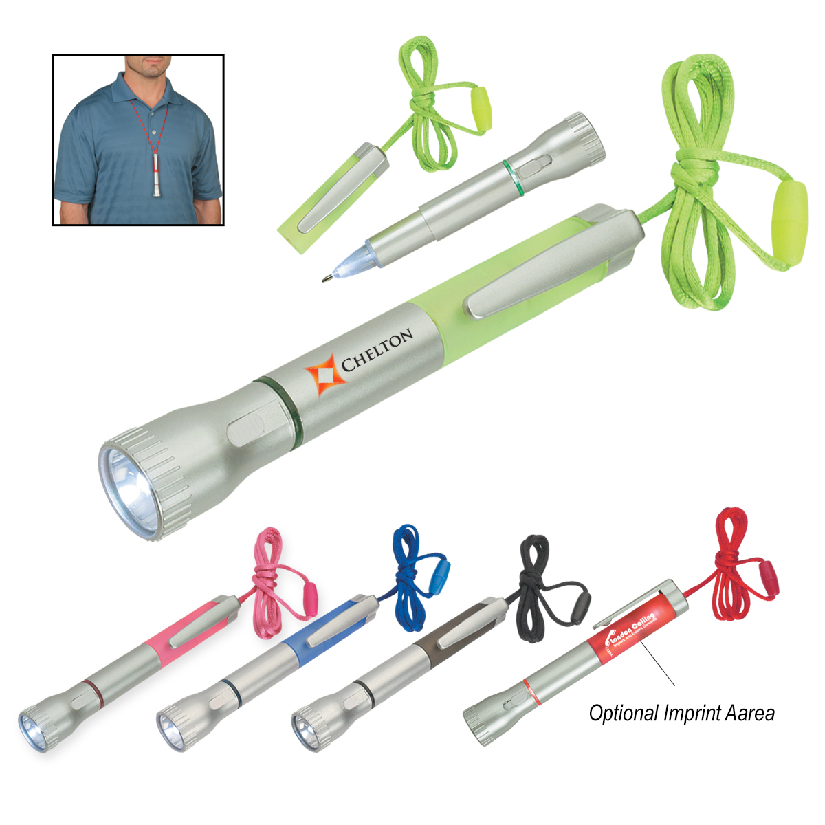 Flashlight With Light Up Pen Product Image