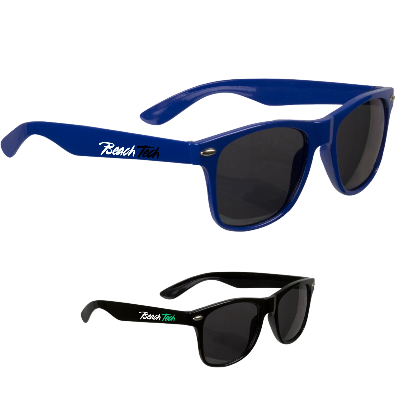 KWS Key West Sunglasses, featuring a classic wayfarer-style frame with tinted lenses, durable plastic construction, and wide temples for everyday sun protection, outdoor activities, and casual wear.