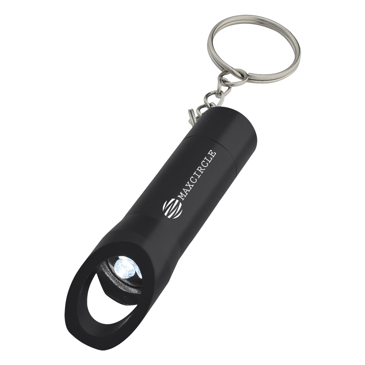 Aluminum LED Flashlight With Bottle Opener Product Image