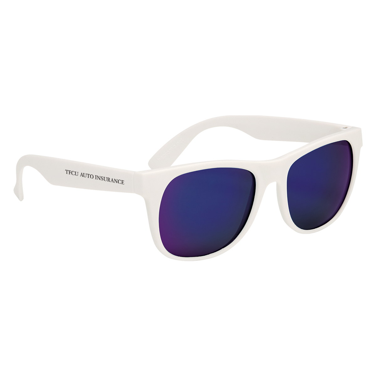 Rubberized Mirrored Sunglasses Product Image
