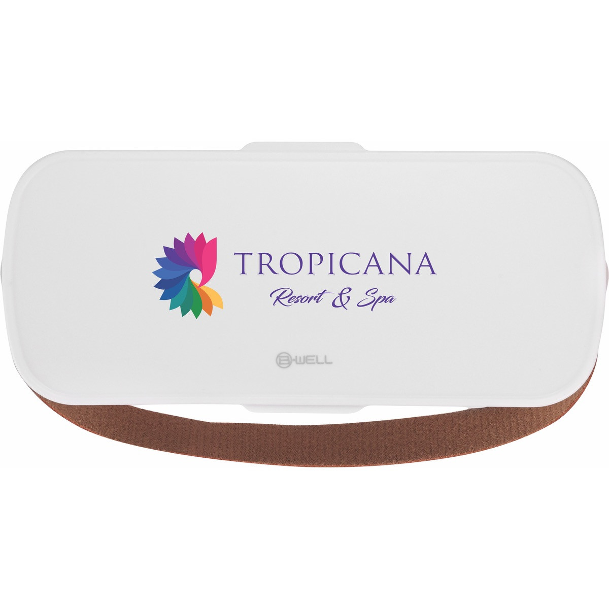 White cooling humidifier fan with nano mist sprayer, four-speed airflow, multi-color LED light, built-in oil diffuser, and USB-powered design.