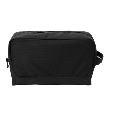 Black Nike Brasilia Modular Tote, featuring durable polyester construction, a spacious zippered main compartment, dual carry handles, adjustable shoulder strap, multiple organizational pockets, and a versatile design for gym workouts, commuting, travel, and everyday gear.