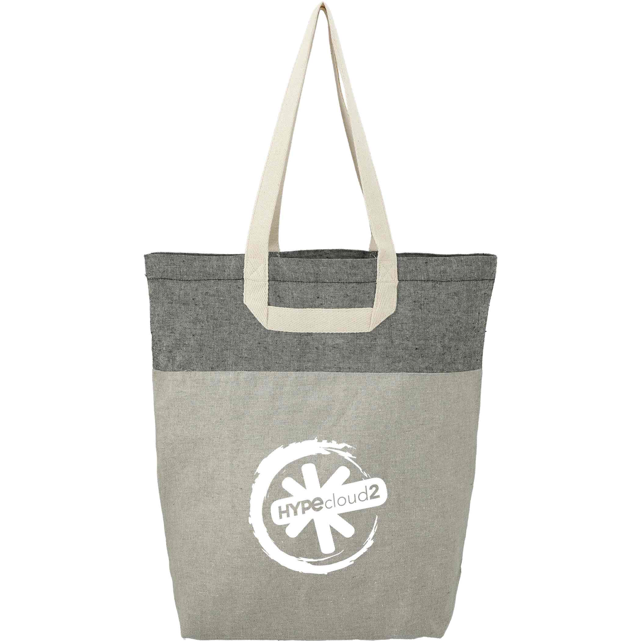 Recycled Cotton U-Handle Book Tote Product Image