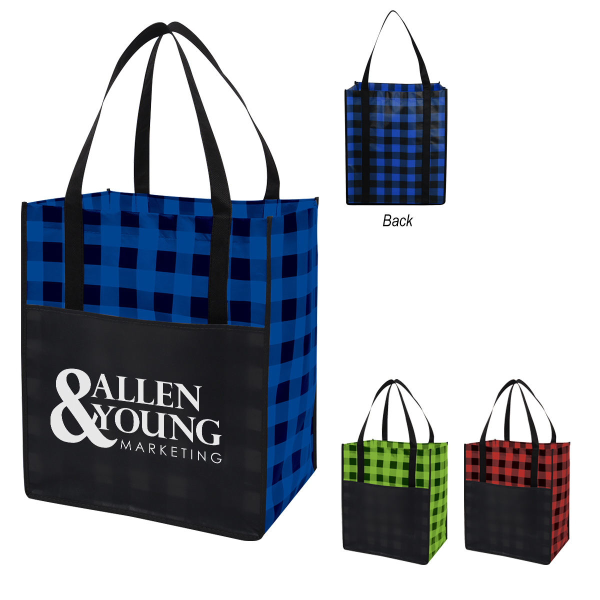 Northwoods Laminated Nonwoven Tote Bag Product Image