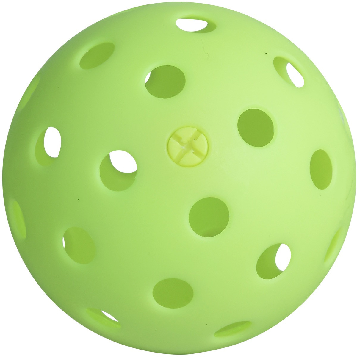 Reebok® 2-Player LED Pickleball Set with two black LED fiberglass paddles featuring perforated cushion grips, two light-up 40-hole pickleballs, and a carrying bag for day or nighttime pickleball play.