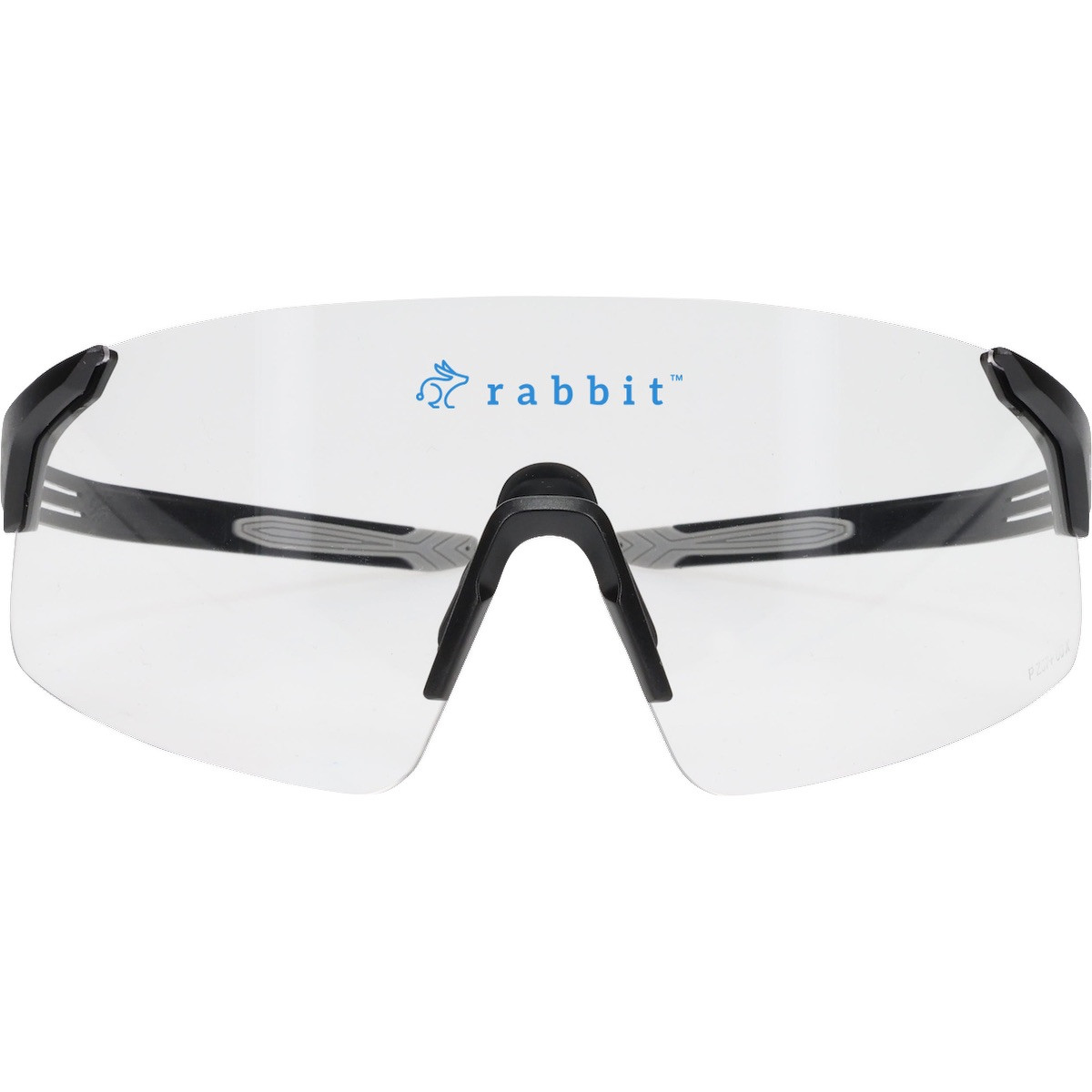 Bouton® Optical Site Boss™ Clear Lens Safety Glasses with a black full-frame design, clear anti-fog and anti-scratch lenses, adjustable rubber nose pads, and flexible temples for eye protection in construction, manufacturing, and indoor work environments.