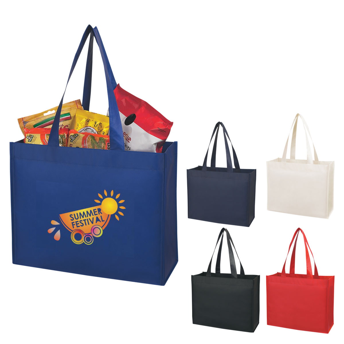 Matte Laminated Non-Woven Shopper Tote Bag Product Image