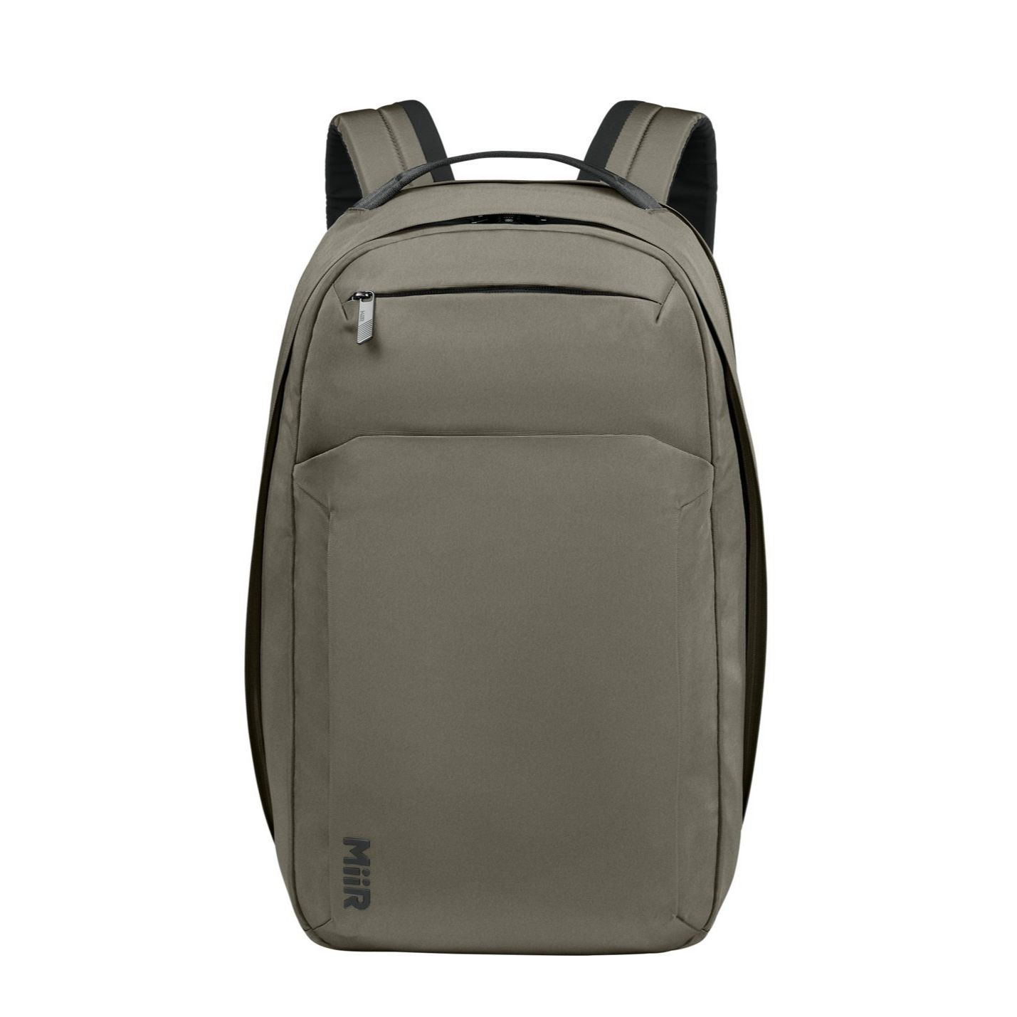 Truffle MiiR® Kondoh Pack backpack, durable recycled polyester backpack with a streamlined silhouette, padded shoulder straps, multiple zippered compartments, and a top carry handle for commuting, travel, work, and everyday carry.