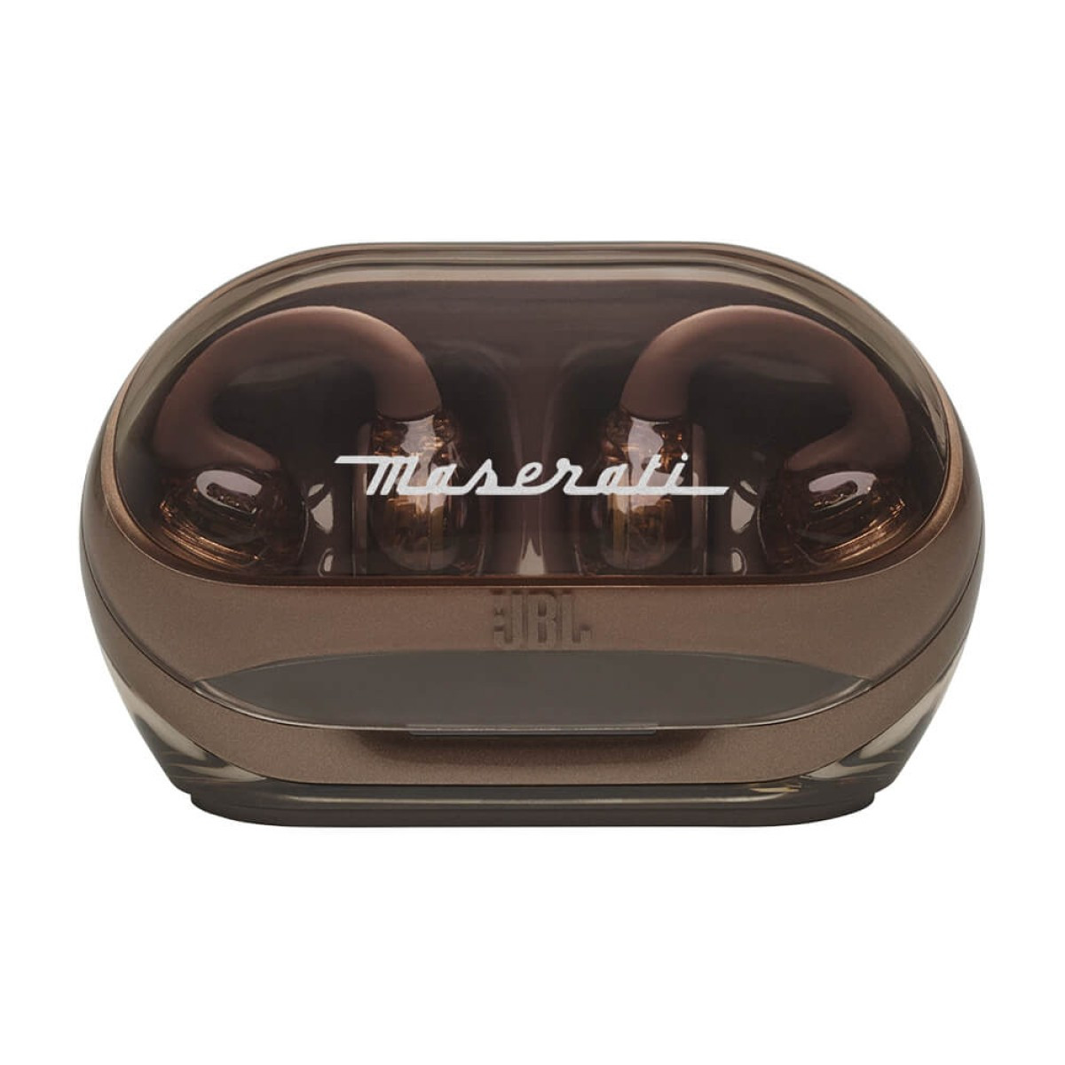 Copper JBL Soundgear Clips open-ear wireless earbuds, lightweight clip-on earbuds with an open-ear design, compact charging case, and ergonomic fit for comfortable listening, calls, and everyday use.