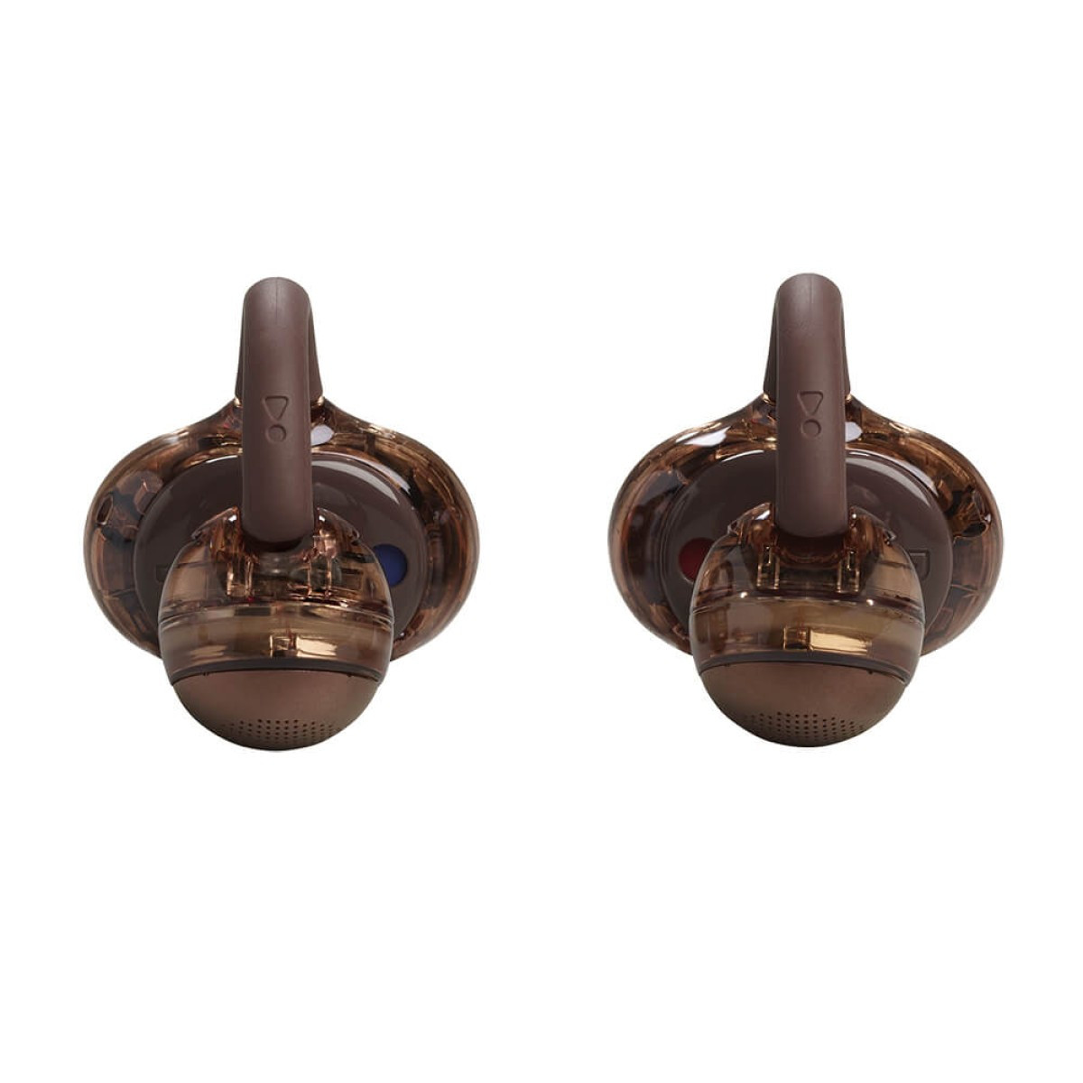 Copper JBL Soundgear Clips open-ear wireless earbuds, lightweight clip-on earbuds with an open-ear design, compact charging case, and ergonomic fit for comfortable listening, calls, and everyday use.