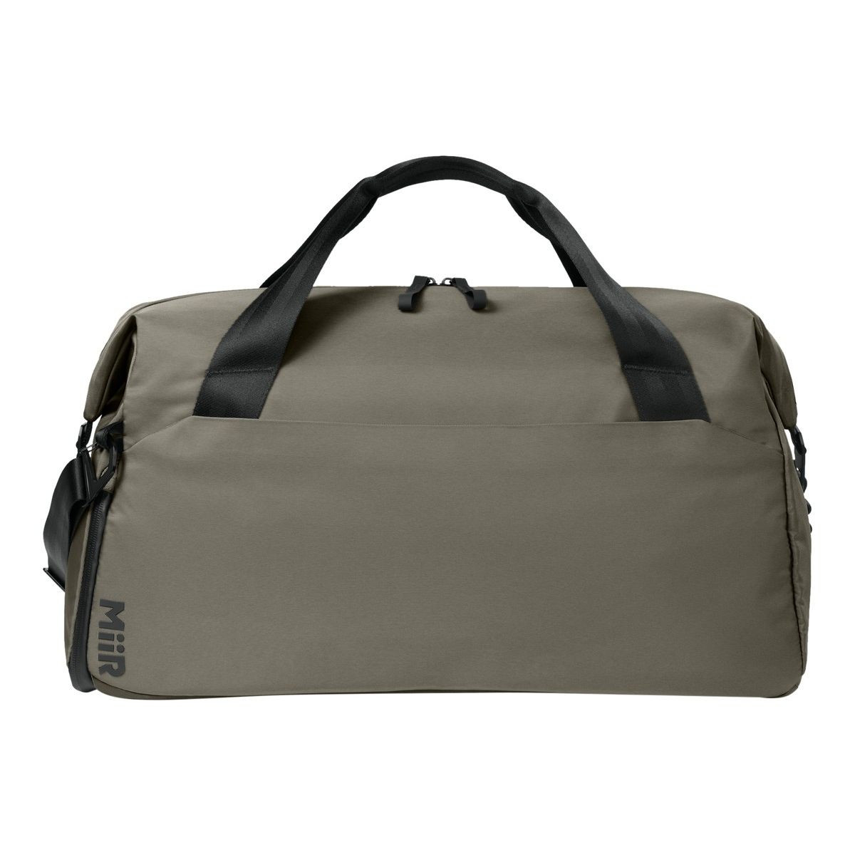 Truffle MiiR® Kondoh Weekend Duffel Bag, durable recycled polyester duffel bag with dual carry handles, adjustable shoulder strap, spacious zippered main compartment, and a streamlined design for travel, gym, and weekend getaways.