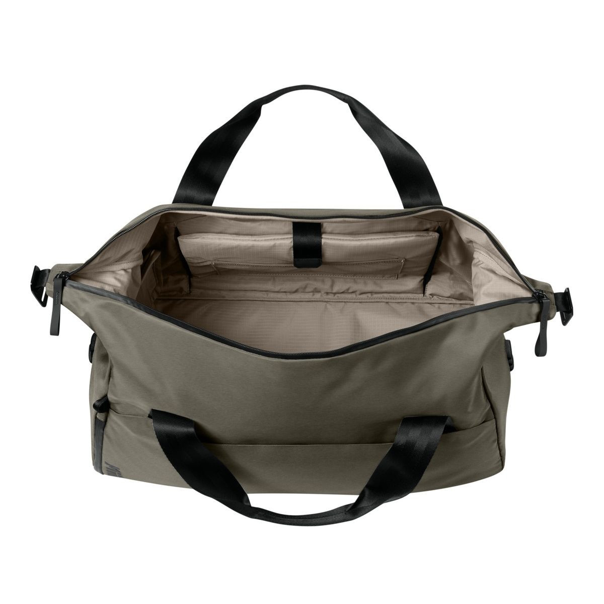 Truffle MiiR® Kondoh Weekend Duffel Bag, durable recycled polyester duffel bag with dual carry handles, adjustable shoulder strap, spacious zippered main compartment, and a streamlined design for travel, gym, and weekend getaways.