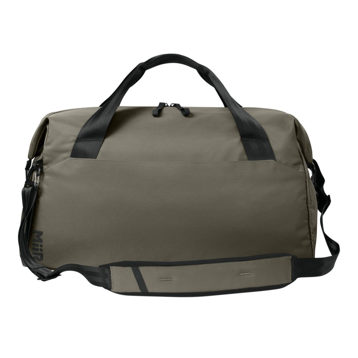 Truffle MiiR® Kondoh Weekend Duffel Bag, durable recycled polyester duffel bag with dual carry handles, adjustable shoulder strap, spacious zippered main compartment, and a streamlined design for travel, gym, and weekend getaways.