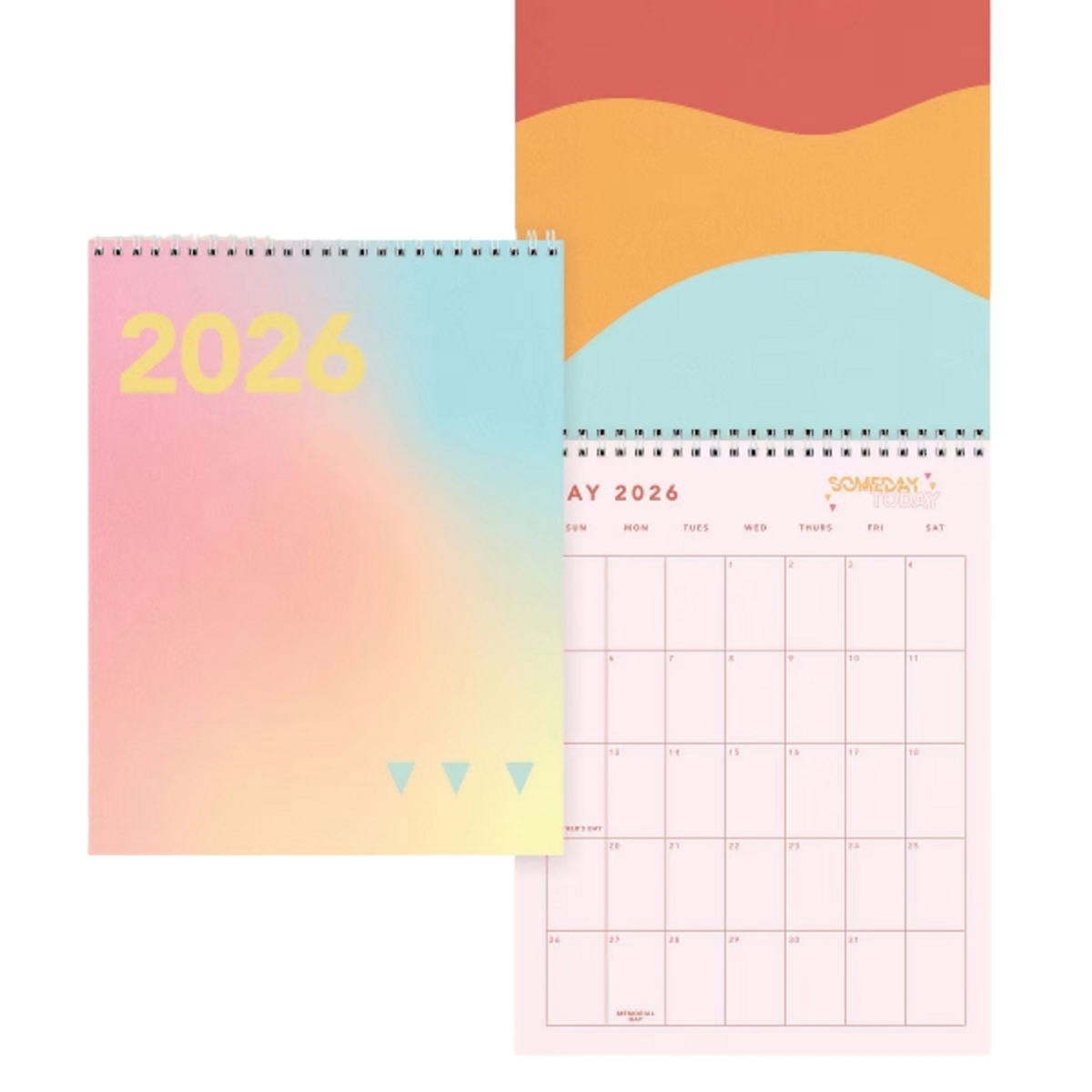 Standard vertical wall calendar with monthly pages and a hanging format.