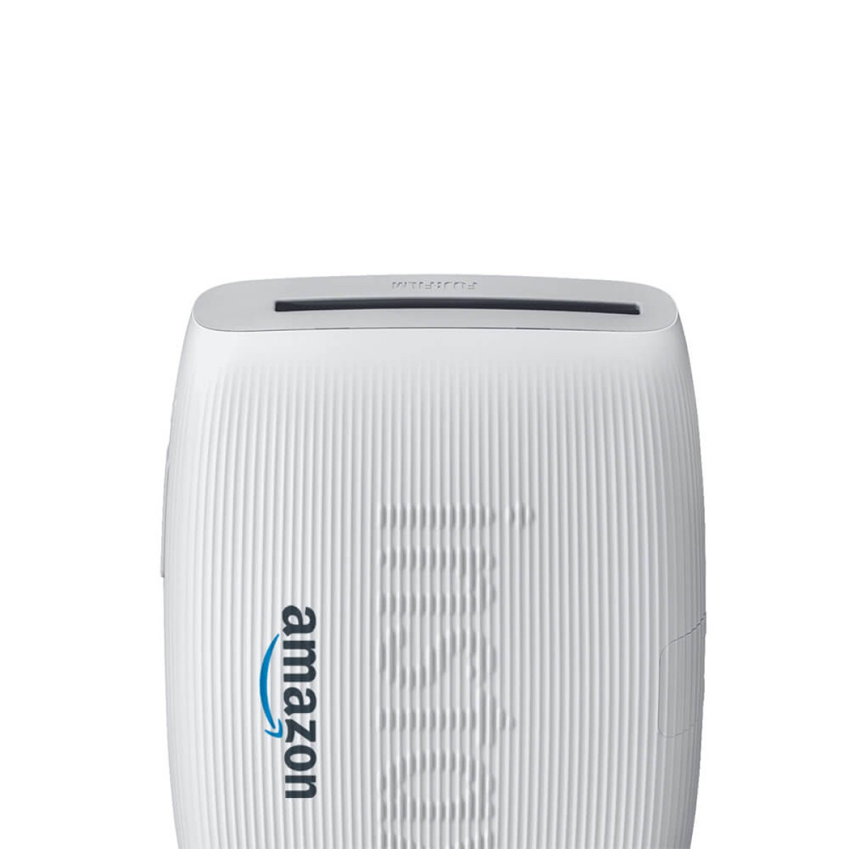 White FUJIFILM Instax Mini Link 3 Printer, compact ABS smartphone photo printer with a textured finish, LED status lights, and USB-C charging port for printing instant mini photos from a smartphone via Bluetooth.