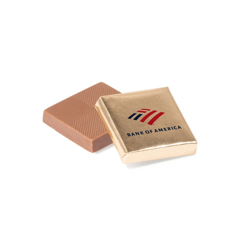 White custom countdown card with 12 numbered opening windows, designed with a chocolate-filled countdown format for events, celebrations, and special occasions.