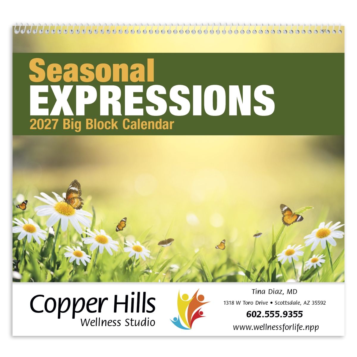 Stay organized throughout the year while enjoying the beauty of the changing seasons with this versatile calendar. Designed as a custom promotional product, it can be branded with your logo or message to provide a practical and memorable way to keep your brand visible. Product Features: 13-month calendar with December printed on the back mount Provides plenty of writing space for schedules, notes, and reminders Features high-quality seasonal imagery Gloss paper stock with a UV-coated cover FSC®-certified materials sourced from responsibly managed forests and other controlled sources Ideal for healthcare, communications, and retail industries Assembled in the USA