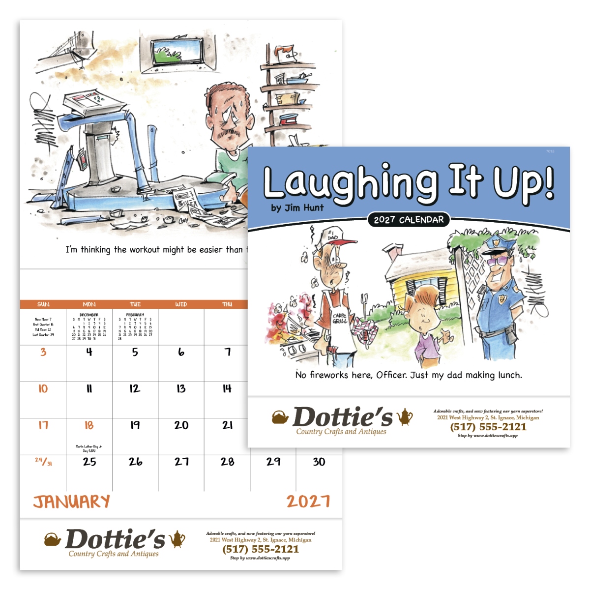Laughing It Up! Stapled Calendar Product Image