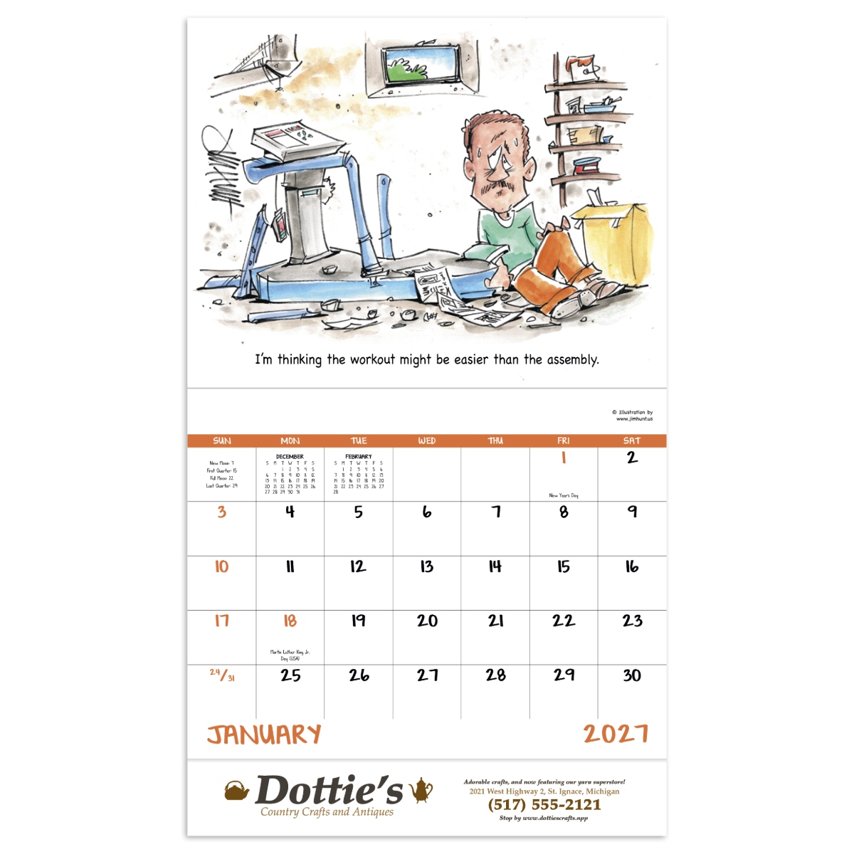 Laughing It Up! Stapled Calendar Product Image