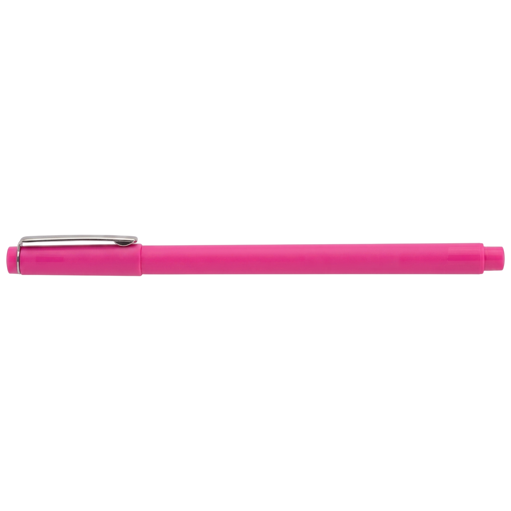 Pink Le Pen by Marvy Uchida, classic extra-fine writing pen with a slim barrel, 0.3 mm micro-fine plastic tip, smudge-free ink that matches the barrel color, and a full-color custom imprint area, ideal for writing, journaling, note-taking, and creative projects.