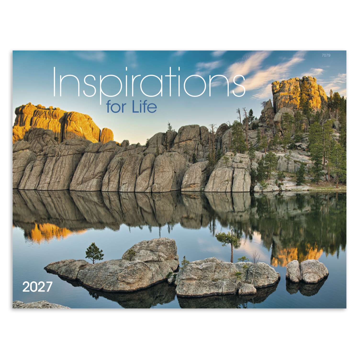 Inspirations for Life Window Calendar featuring breathtaking full-color nature photography and uplifting inspirational quotes, a window-style wall calendar with spacious monthly appointment grids, glossy pages, and a professional design for home, office, and year-round scheduling.
