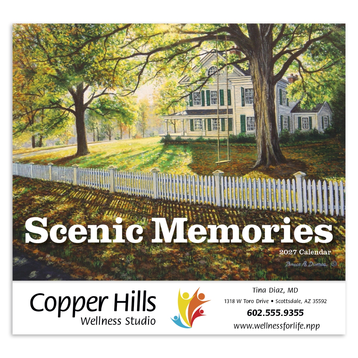 Nostalgic wall calendar featuring charming vintage-inspired scenes that celebrate a simpler time.