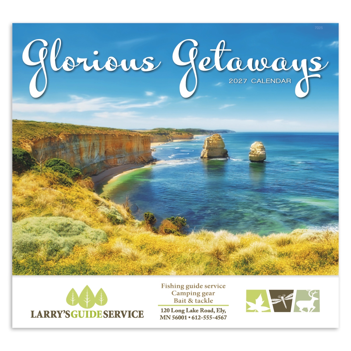 Travel wall calendar featuring breathtaking exotic destinations and scenic landscapes from around the world.