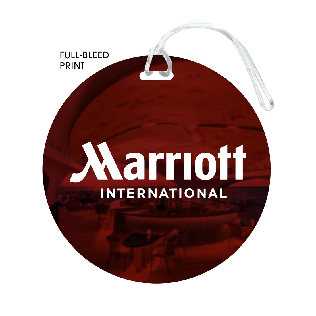 Custom Round Luggage Tag Product Image