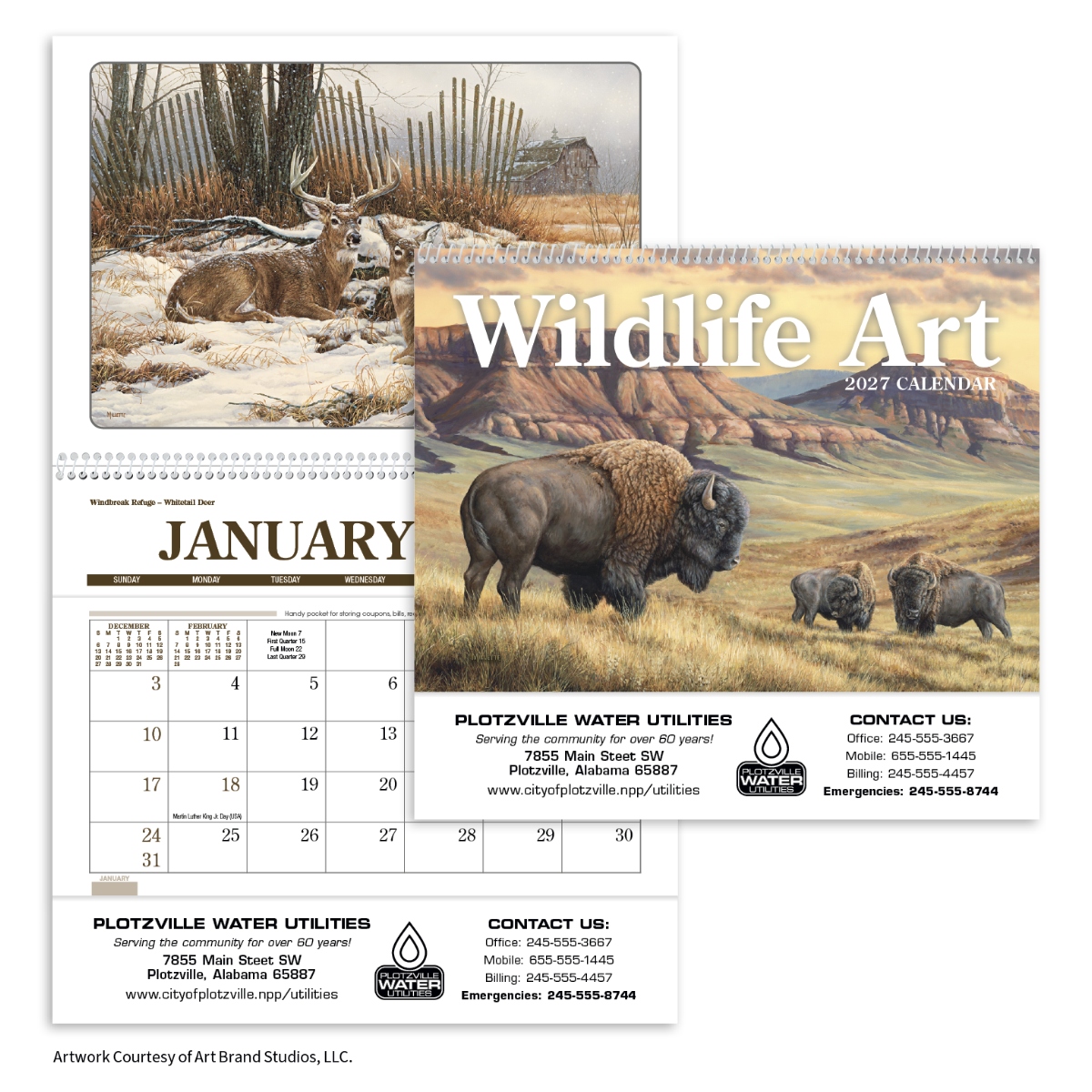 Wildlife Art Pocket Calendar Product Image