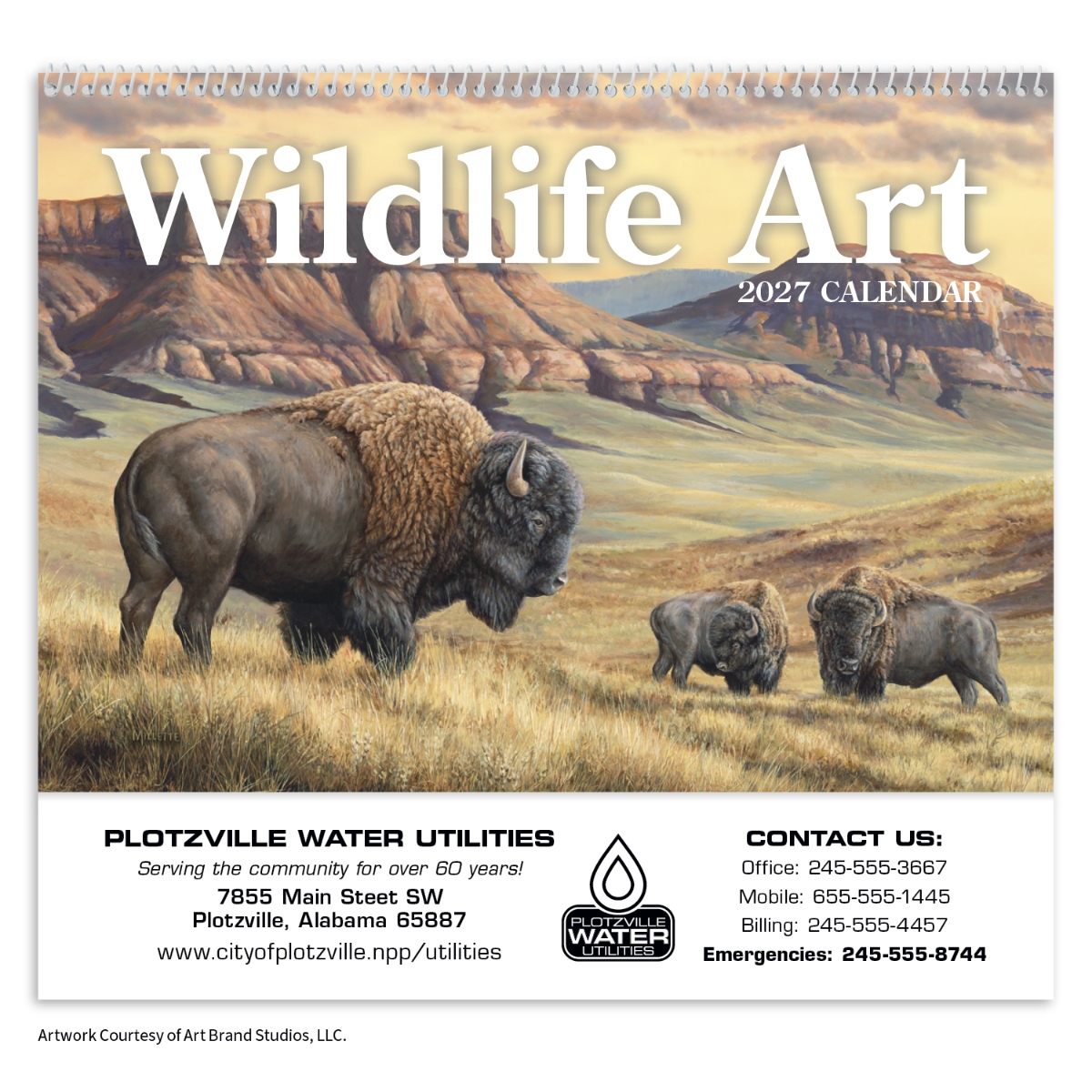 Wildlife Art Pocket Calendar Product Image