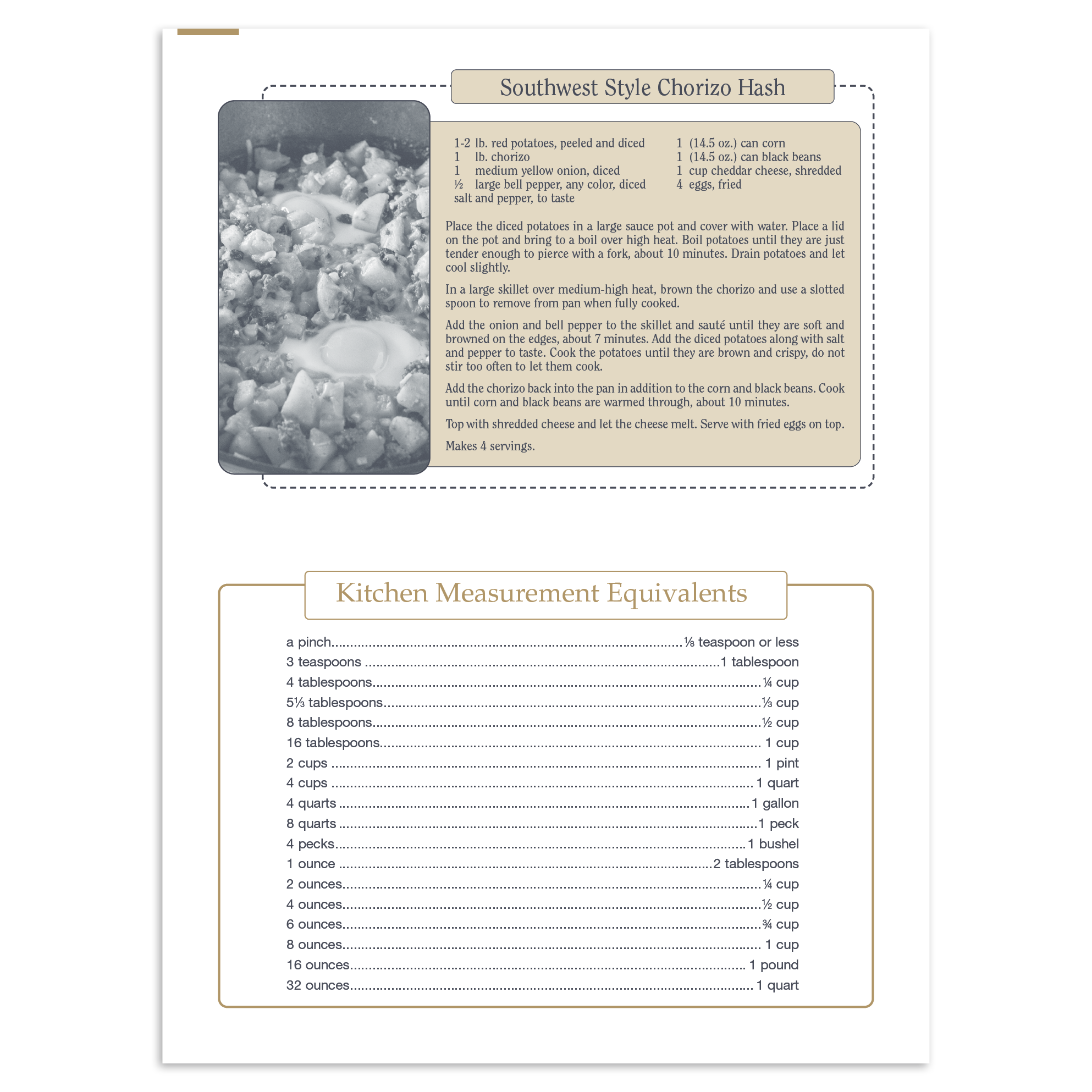 Recipe pocket calendar featuring scenic artwork, 12 monthly storage pockets, recipes, home hints, Julian dates, and an FSC®-certified paper cover.