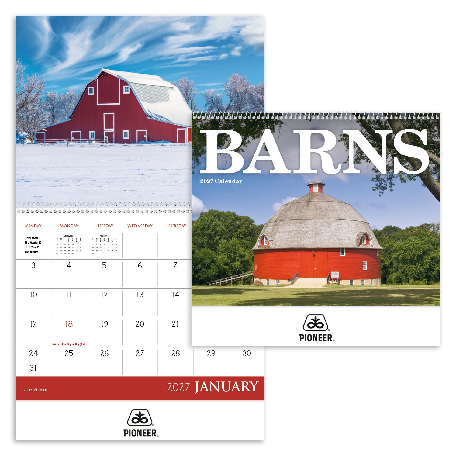 2027 Forces of Nature wall calendar featuring spectacular nature photography and educational information about unusual natural phenomena with an FSC®-certified paper cover.