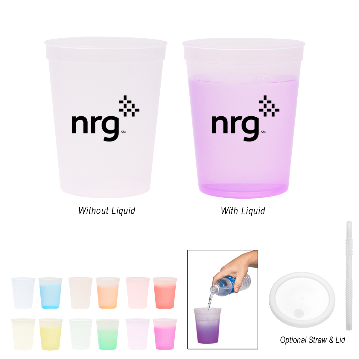 Color Changing Stadium Cup - 17 oz. Product Image