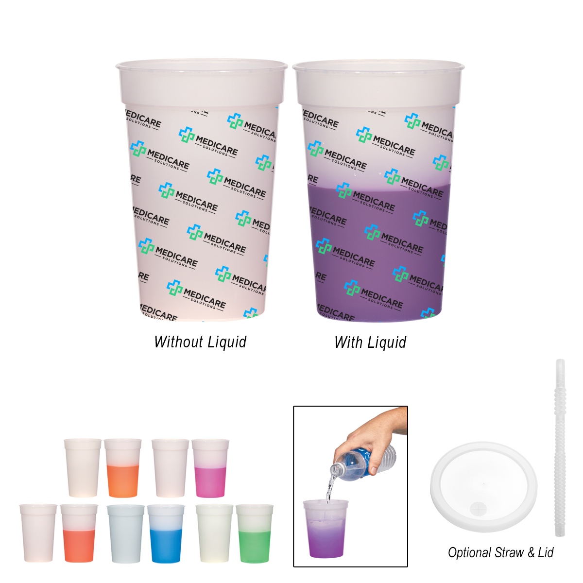 Full Color Big Game Mood Stadium Cup - 16 oz. Product Image