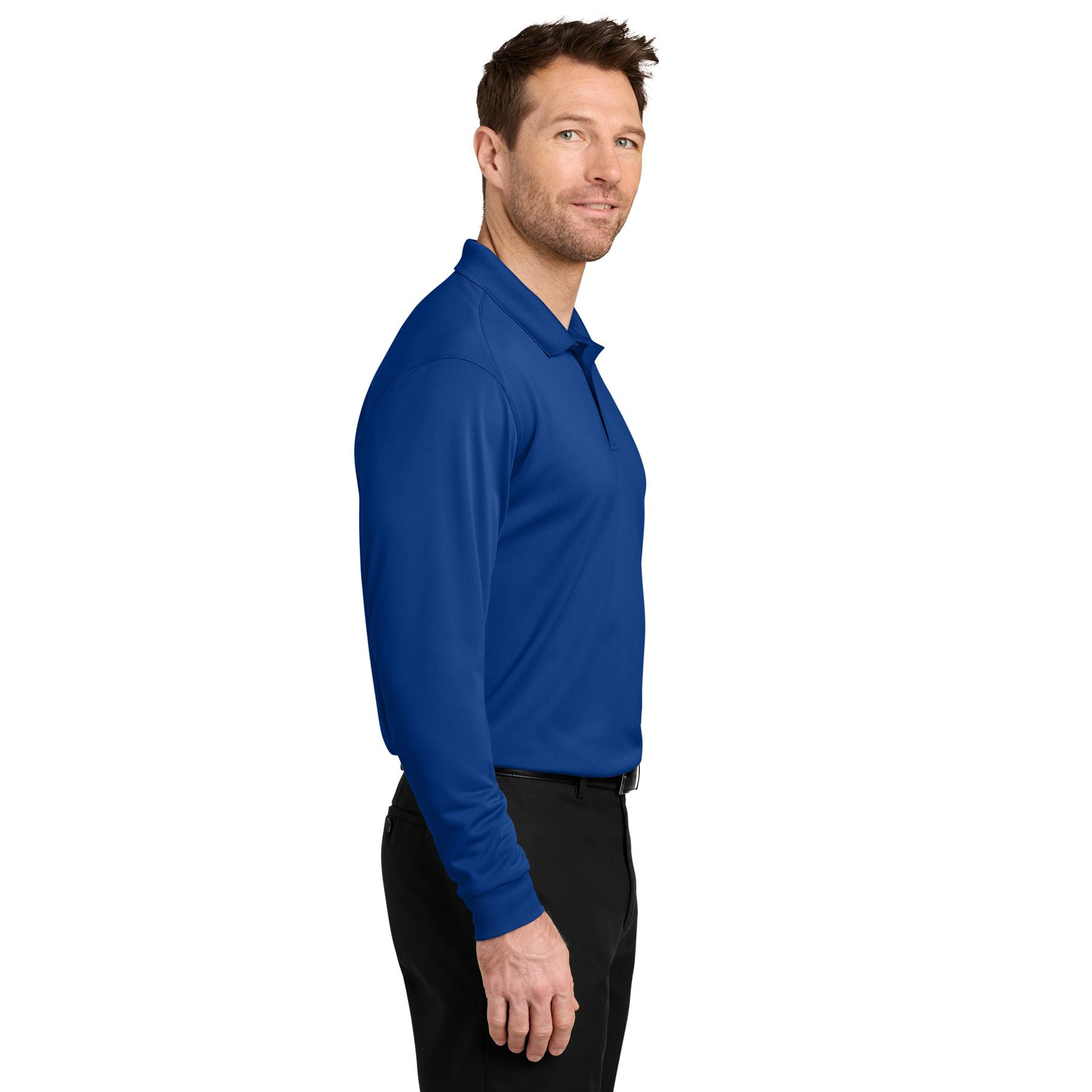 Port Authority Wearever Performance Pique Long Sleeve Polo Product Image
