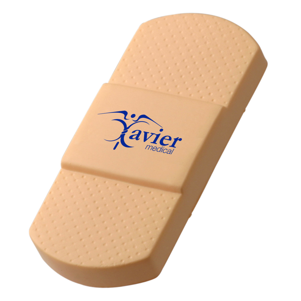 The Adhesive Bandage Stress Reliever is a soft polyurethane stress reliever shaped like a classic adhesive bandage, featuring a compact, squeezable design for stress relief and promotional use. Its bandage-inspired appearance makes it suitable for healthcare, wellness, first-aid, and branded giveaway campaigns.