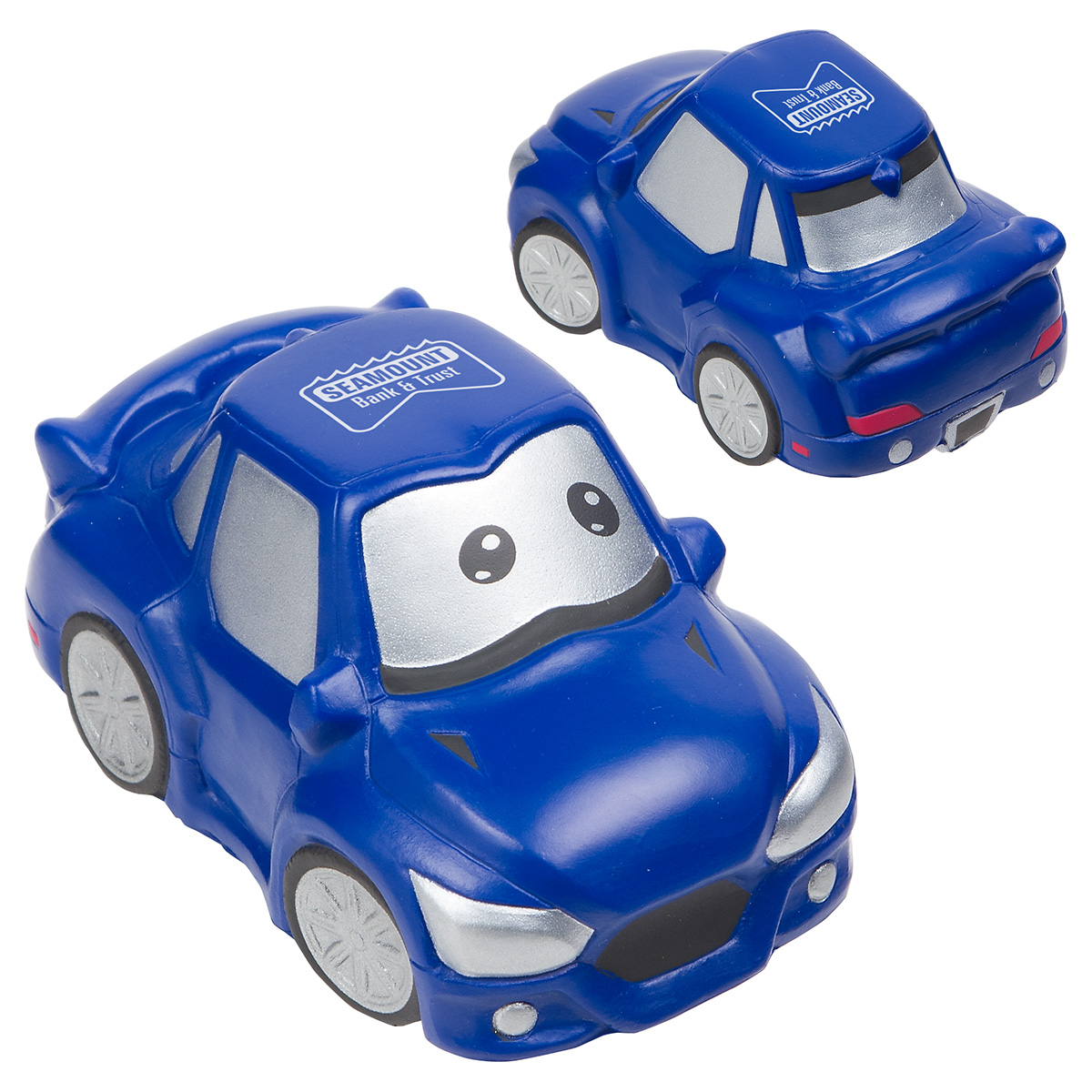 Cute Car Shaped Stress Reliever with a soft, squeezable car design in a compact size, ideal for relieving stress at desks, offices, and workspaces.
