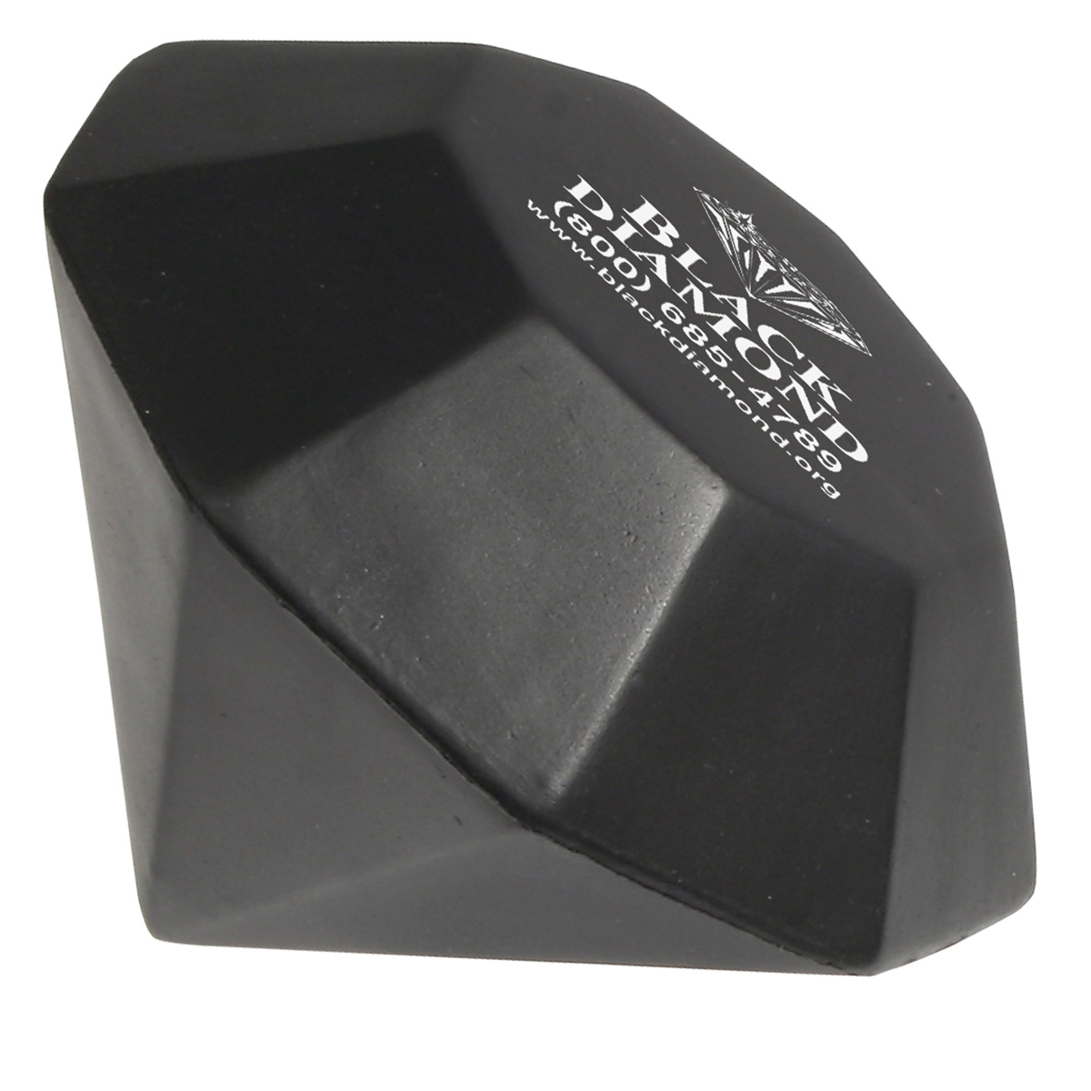 Black Diamond Shaped Stress Reliever – soft, squeezable diamond-shaped stress toy in a compact design, made for hand squeezing and everyday stress relief at desks or offices.