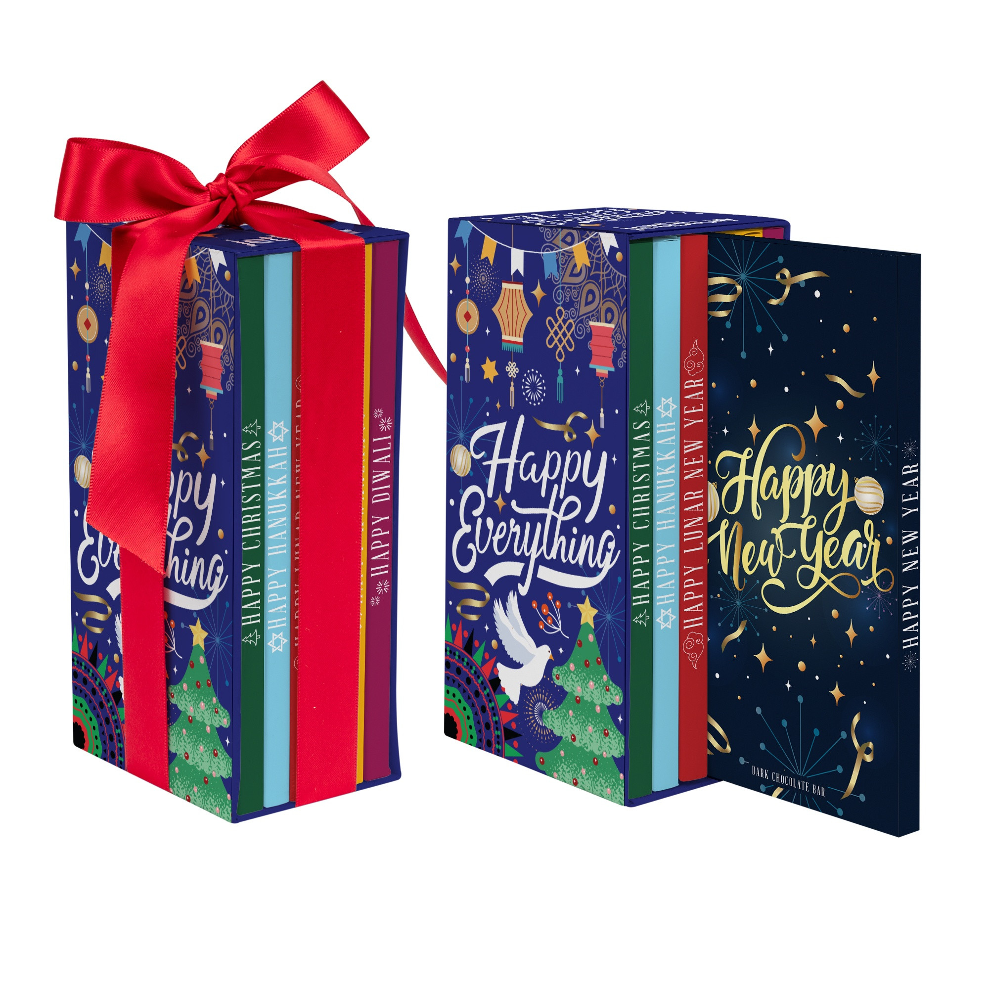 3 oz. Chocolate Bar Bookcase Box Product Image