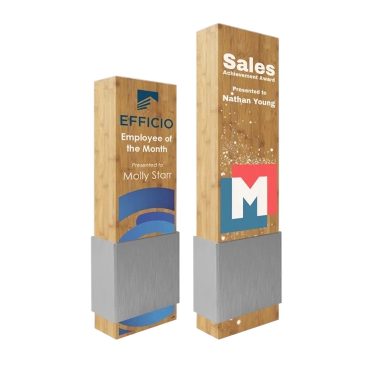 Rectangular Bamboo Award Product Image