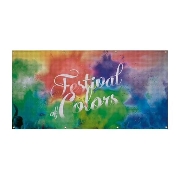 Single Sided 9 oz. Mesh Vinyl Banner - 3' x 6' Product Image