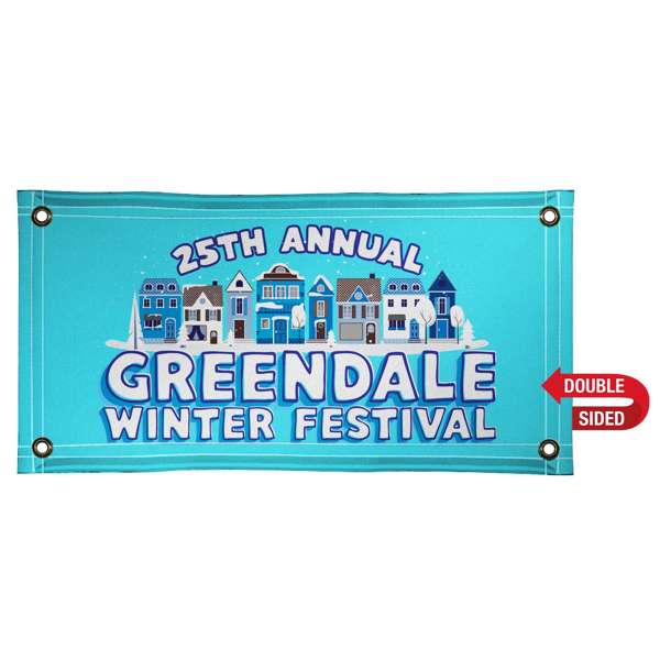 Double Sided 18 oz. Vinyl Banner - 2' x 4' Product Image