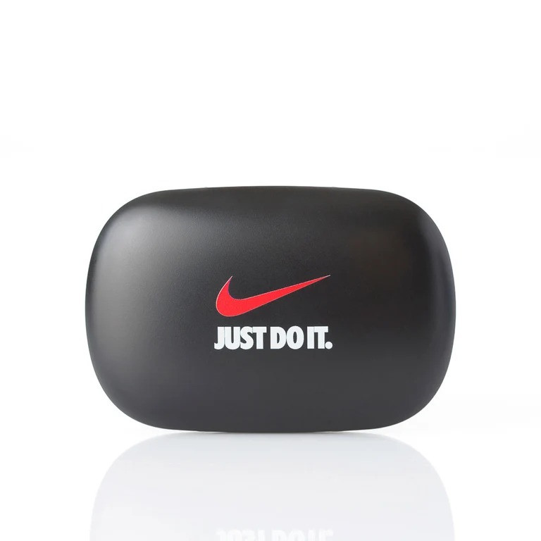 Black AeroLoop Open-Ear Wireless Earbuds in a lightweight black design with curved ear hooks and a compact charging case featuring an LED battery display, designed for comfortable wireless listening, calls, and everyday use.