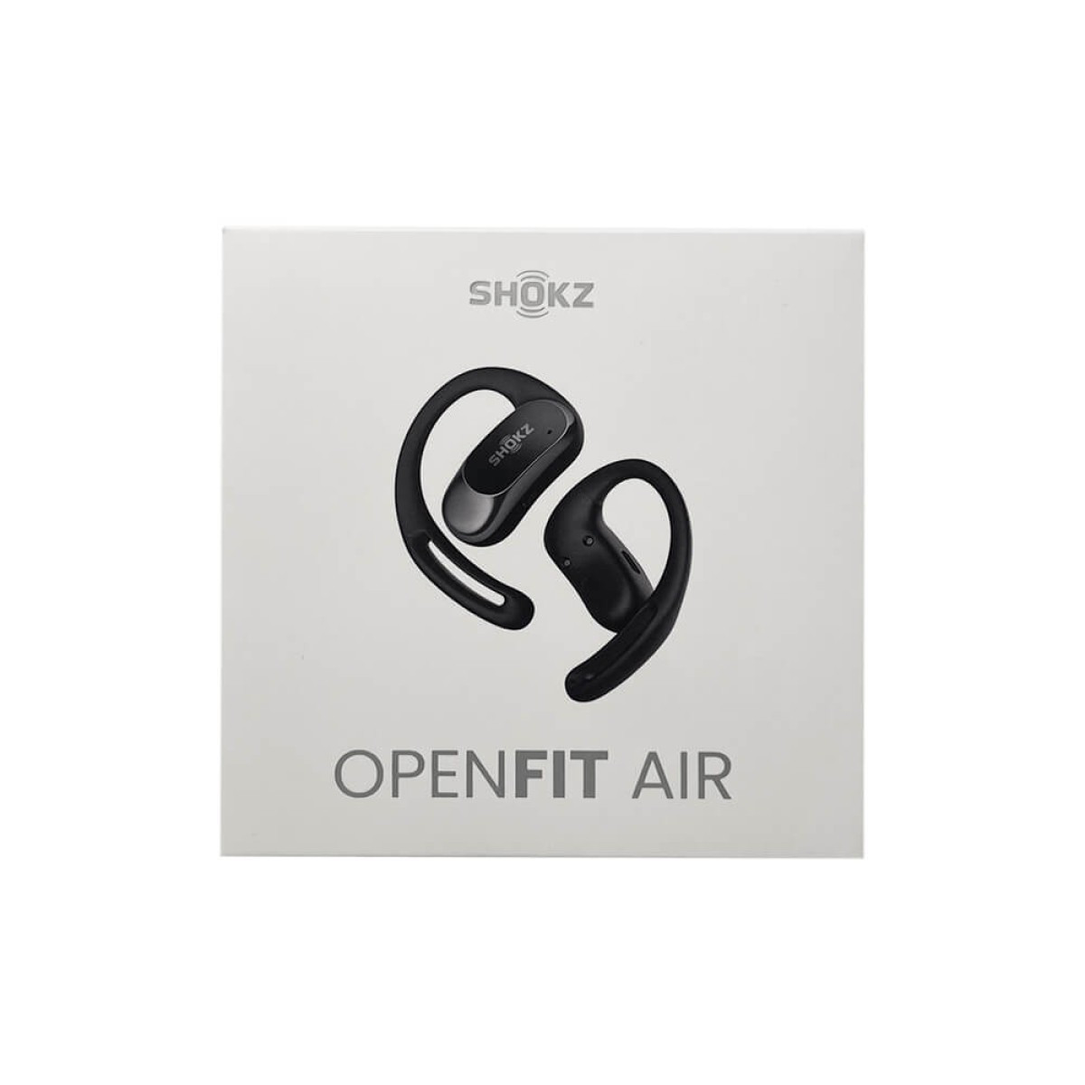 Black open-ear true wireless earbuds with ergonomic ear hooks, secure wobble-free fit, MultiPoint pairing, and extended battery life.