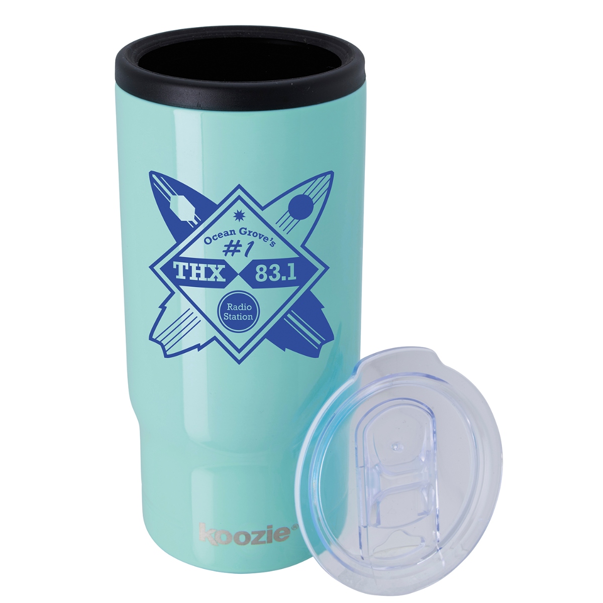 13 oz vacuum-insulated slim tumbler with a 3-in-1 design for slim cans, bottles, and drinks, plus a spill-resistant lid.