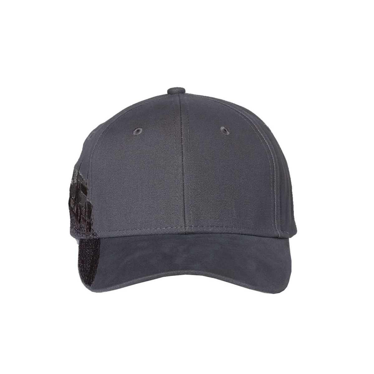 Cotton brushed chino twill cap with a structured six-panel, low-profile design, slightly curved bill, and adjustable hook-and-loop closure.