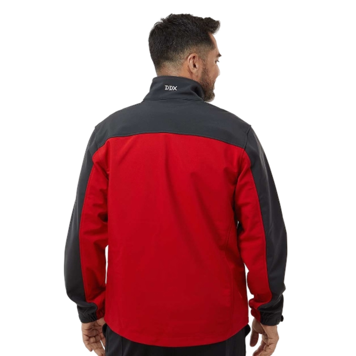 2-layer softshell jacket with brushed tricot interior, Storm Shield™ rain protection, wind and water resistance, adjustable cuffs, and multiple zippered pockets.