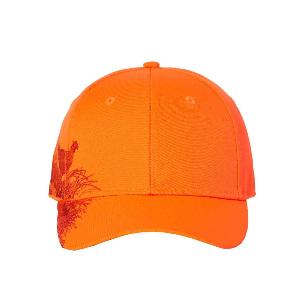 Brushed twill cap with a structured six-panel, low-profile design, curved bill, traditional fit, and adjustable hook-and-loop closure.