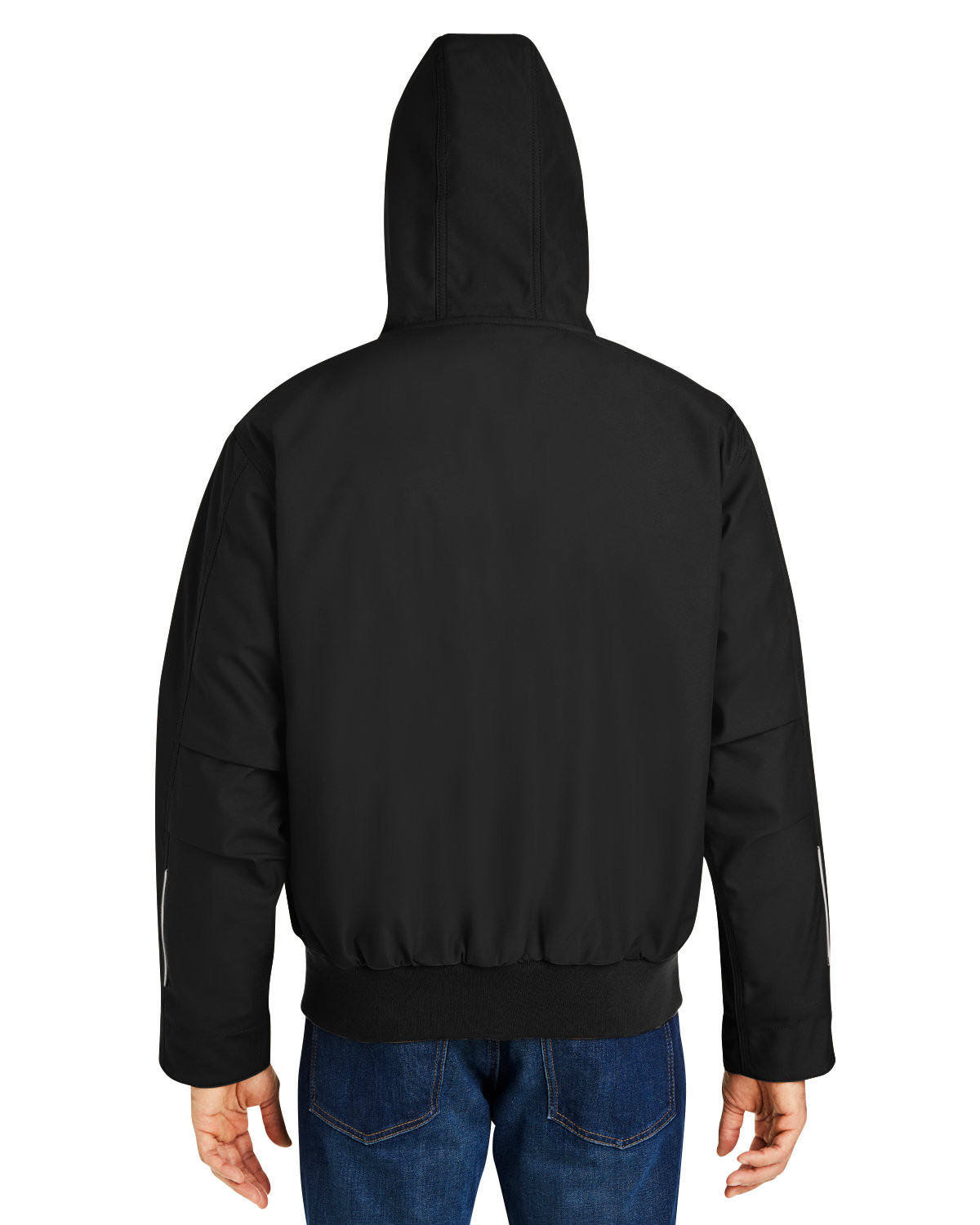 Rugged insulated canvas jacket with 3M Thinsulate™ insulation, water-resistant DWR finish, reflective details, adjustable hood, heavy-duty YKK zipper, and rib-knit storm cuffs.