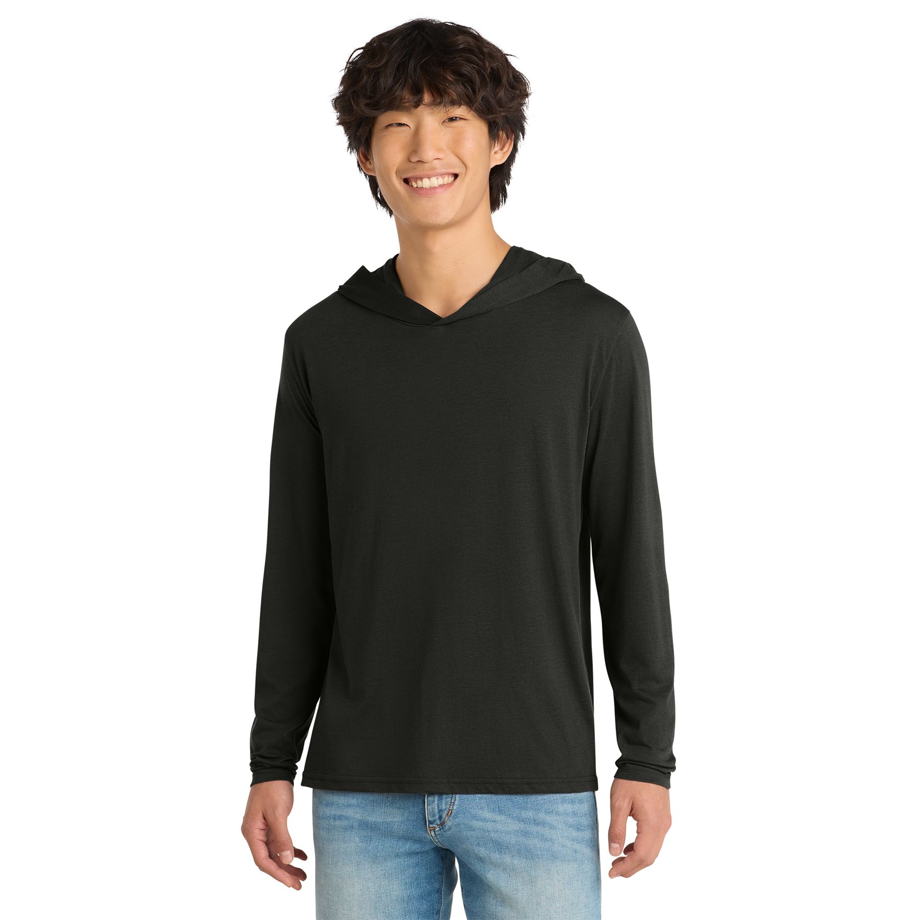 District Perfect Tri® Long Sleeve Hoodie Product Image
